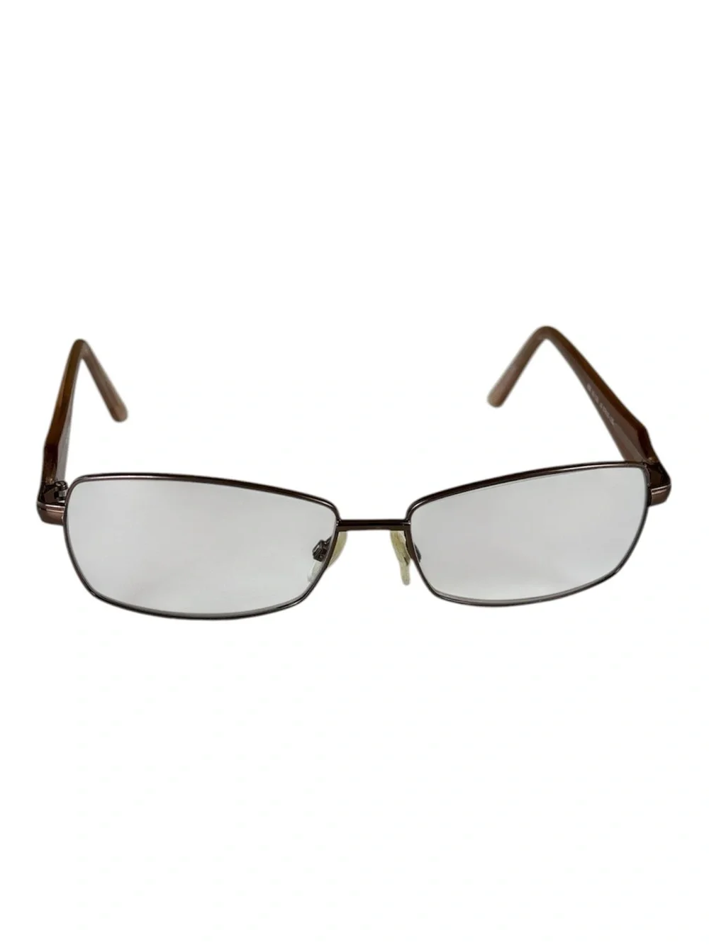 RS/Steffani Rectangular Brown Metal Rim Glasses RSS 03 COL 10 57X15-135